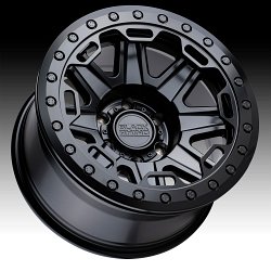 Black Rhino Rift Beadlock Matte Black Custom Truck Wheels 2